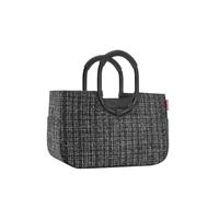 Reisenthel Loopshopper M - Sturdy Bag with Practical Compartments Made from Recycled PET Bottles - Elegance When Shopping, Lots of Function Included, Bou lack, M