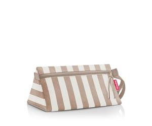 reisenthel Maxi Case - Triangular Cosmetic Bag - Large Main Compartment, Inner Pocket and Practical Hand Strap, Summerstripes Black, Einheitsgröße, Modern and Timeless