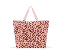 Reisenthel Shopper XL - Spacious Shopping Bag and Elegant Handbag in One - Made of Water-Repellent Material, Smiley Leo Blush, Unit size