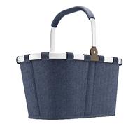 reisenthel shopping basket Carrybag L Herringbone Dark Blue