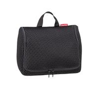reisenthel Toiletbag XL Practical Toiletry Bag with Hook, Water-Repellent Material, Mesh Black., 28 cm, Cosmetic Bag