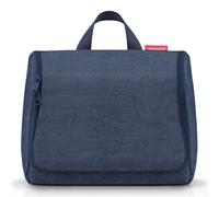 reisenthel Toiletbag XL - Practical XL Toiletry Bag with Hook, Water-Repellent Material, Twist Navy, 28 cm, Contemporary