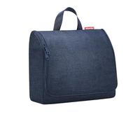reisenthel Toiletbag XL - Practical XL Toiletry Bag with Hook, Water-Repellent Material, Twist Navy, 28 cm, Contemporary