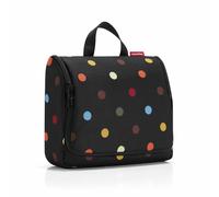 reisenthel Toiletbag XL,Toiletry, Wash and Cosmetics Bag, Black with Dots