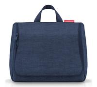 reisenthel Toiletbag XL - Practical XL Toiletry Bag with Hook, Water-Repellent Material, Twist Navy, 28 cm, Contemporary