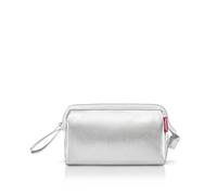 reisenthel travelcosmetic Strong Robust and Practical Travel Cosmetic Bag, Hand Strap, Water-Repellent Material, Silver Crackle, Einheitsgröße, Casual