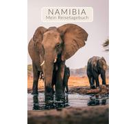 Reisetagebuch Namibia | Individuelles Tagebuch Reise Geschenk für Safari Rundreise oder Kreuzfahrt | Gestalte deinen individuellen Namibia Reiseführer | Für 4 Wochen - A5
