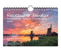 Reisezauber Benelux - Netherlands, Belgium and Luxembourg DIN A5 Wall Calendar for 2023 - Seelenzauber
