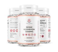 Reishi Mushroom Extract 3000MG - 4 Month Supply 120 Vegan Capsules - Ganoderma lucidum Extract