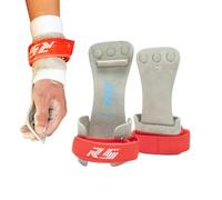 Reisport mens Large Men s High Bar Grips Velcro, Red, Large 3 US