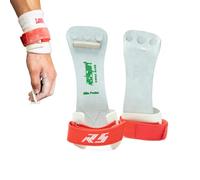 Reisport Protec High Bar Gymnastics Grips for Men - Triple Strength Leather Hand Grips for Gymnastics Bars - Gymnastics Equipment & Accessories for Advanced Gymnasts