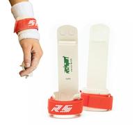 Reisport Women's Gymnastic Grips Uneven Double Buckle Bar Grips, No Slip Fit, XX-Small, X-Small, Small, Medium, Large, XL, Women & Girls Gymnastics Training, Long Lasting, Leather, Safe Grip, Natural