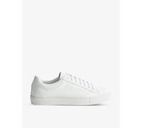 Reiss Mens Reiss Finley Leather Low-Top Trainers White Eur 41 / 7 UK Men