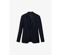 Reiss Mens Reiss Kin Slim-Fit Single-Breasted Linen Blazer Navy 44