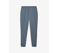 Reiss Mens Steel Blue Rival Regular-fit Tapered-leg Stretch-nylon Trousers 34