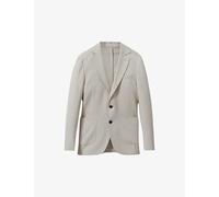 Reiss Mens Stone Aphrodite Slim-fit Single-breasted Stretch-woven Blazer 36