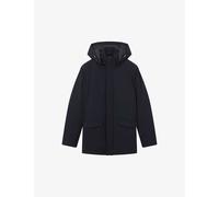 Reiss Mens Vy Dublin Funnel-neck Zip-through Stretch-nylon Coat S