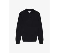 Reiss Mens Vy Milburn Open-collar Wool Jumper Xl