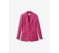 Reiss Womens Pink Hewey Slim-fit Single-breasted Woven Blazer 8