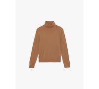Reiss Womens Reiss Wendy Roll-Neck Wool Jumper Camel M