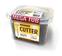 Reisser 8221560MT Cutter Screws 5.0 X 60Mm Csk Pozi Yellow Bulk Box Qty 1500