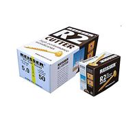 Reisser Wood Screw 8221S220500704 Cutter - CSK Pozi Yellow 5.0 x 70 mm - Box of 200