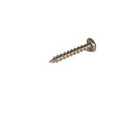 Reisser 9203S220500454 R2 Pan Head Pozi Yellow Coated Woodscrew 200-Pieces, 5 mm Diameter x 45 mm Length