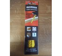 Reisser Sabre Saw Blades, For Wood & Soft Plastic,Bosch(S644D), Reisser (121600)