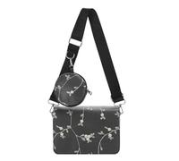 REITINGE 2025 Crossbody Bag Embroidery Shoulder Bag Fashion Bag with Purse Large Capacity Bag Versatile Trendy Bag