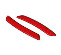REITINGE 2pcs Car Eyebrow Stickers Car Side Marker Sticker Auto Reflector Stickers Reflective Trim Decal Reflective Tape Strips Highway Driving Reflectors