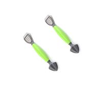 REITINGE 2Pcs Steel Citrus Zester Multipurpose Lemon Grater and Juicer Compacts Design Fruit Squeezer for Bartenders Accessories Lemon Peeling Shredders for Cocktails