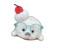 REITINGE Adorkable Sweet Seal Doll Stuffed Toy Hugging Doll Cotton Filled Loneliness Comfort Toy for Girl Toddler Kid Room Birthday Gift Stuffed Animal