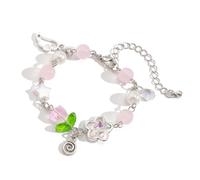 REITINGE Bracelets,Fashionable Handmade Floral Tassels Bracelet Flower Beaded Handchain Adjustable Length Wristband Jewelry for Women