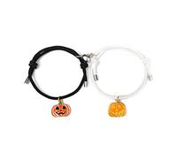 REITINGE Bracelets,Halloween Couple Bracelet Mutual Attraction Magnet Matching Bracelets Rope Braided Bracelet for His Her Couples Jewelry