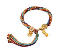 REITINGE Bracelets,Handmade Woven Tibetan Inspire Luck Bracelet for Women with Colorful Reincarnation Patterns and Unique Designs