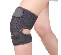 REITINGE Breathable Double Belt Knee Brace Shock Reduction For Gym Training Cycling Outdoor Activity Thick Padded Sleeve