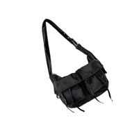 REITINGE Canvas Messengers Bag Retro Crossbody Shoulder Satchel Canvas Shouder Handbag for Work Travel School Unisex Canvas Messengers Bag Large Crossbody Bag with Multiple Pockets