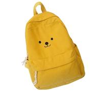 REITINGE Corduroy Aesthetic Backpack with Adjustable Shoulder Strap Japanese School Bag Casual Rucksack for Student School Backpack