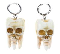 REITINGE Earring,Unique Skull Tooth Dangles Earrings Gothics Punk Fashion Jewelry Accessory Women's Gifts for Trendy Women LadieS