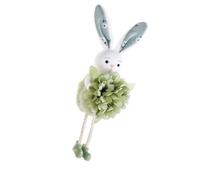 REITINGE Easter Hare Pendant Colorful Hare Doll Hanging Ornament for Door Window Garden Balcony Holiday Party Centerpieces Garden Decoration
