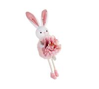 REITINGE Easter Hare Pendant Colorful Hare Doll Hanging Ornament for Door Window Garden Balcony Holiday Party Centerpieces Garden Decoration