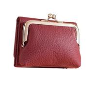 REITINGE Elegant Women's Short Wallet Credit Card Holder PU Leather Purse Coin Pocket Easy Access for Various Occasion PU Wallet