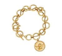 REITINGE Fashion Forward Circular Disc Finish Stylish Wrist Chain Accessory Thoughtful Loves Fashion Coin