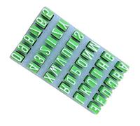 REITINGE Heavy Duty Polymer Stamp Molds Font Size Perfect for Ceramic Plates Sculpture Making and Decor Clay Alphabets Molds