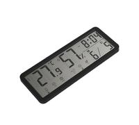 REITINGE LCD Display Electronic Clock with Date Temperature Humidity Display for Home Offices Aesthetic Wall Hanging Table Clock Digital Table Clock