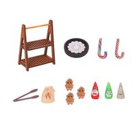 REITINGE Pastries Miniature Dessert Pallet Wood Fit Most Dollhouses Enhances Creative Play Realistic Dollhouses Bakery Accessories