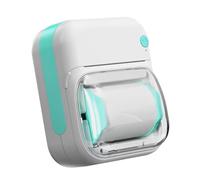 REITINGE Portable Miniature Thermals Printer for Labels Photos and Note Rechargeable Battery Not Inks Required Includes 1 Roll Printing Paper Thermals Printer for Study Note