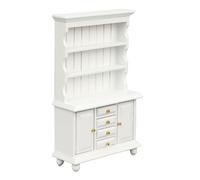 REITINGE Practical 1 12 Scale Miniature Dollhouses Accessories Sturdy Wood Three Layers Bookcase Display Case for Kids Playing Kids Room Decoration