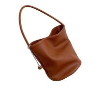 REITINGE PU Leather Shoulder Bag for Women Girls Korean Styles Armpit Bag Handbag Large Capacity Underarm Bag Shopping Dating Bag