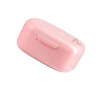 REITINGE Space Saving Denture Care with Integrated Soak Compartment and Drainage Holes for Devices Sanitary Maintenance Chest Modifiable Soak Container for Dentures